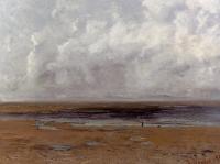 Courbet, Gustave - The Beach at Trouville at Low Tide